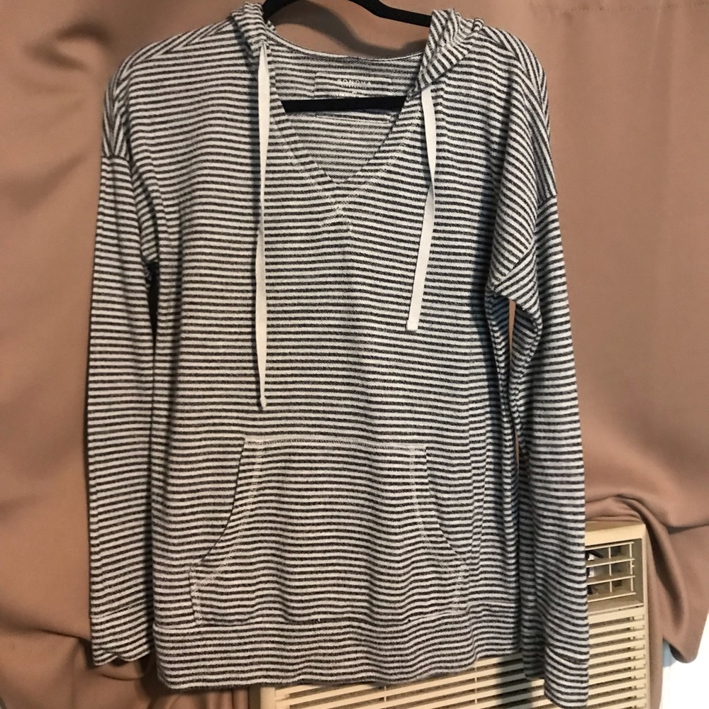 Sonoma medium hoodie striped